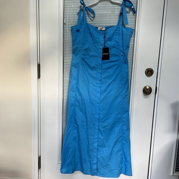 Nicholas 100% Cotton Tatiana Dress US 14 - Picture 3 of 9